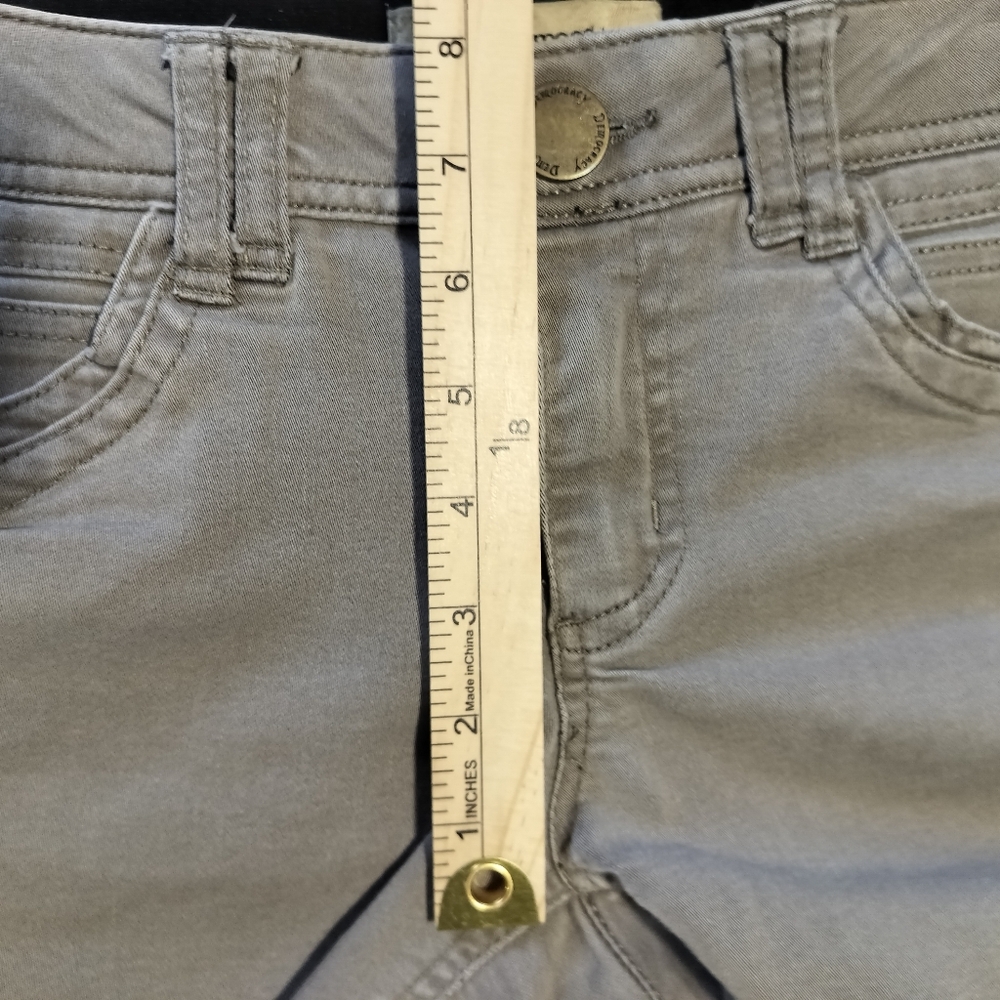Democracy Gray Ab Solution skinny jeans Size 2 Casual Grunge Edgy - Picture 6 of 7